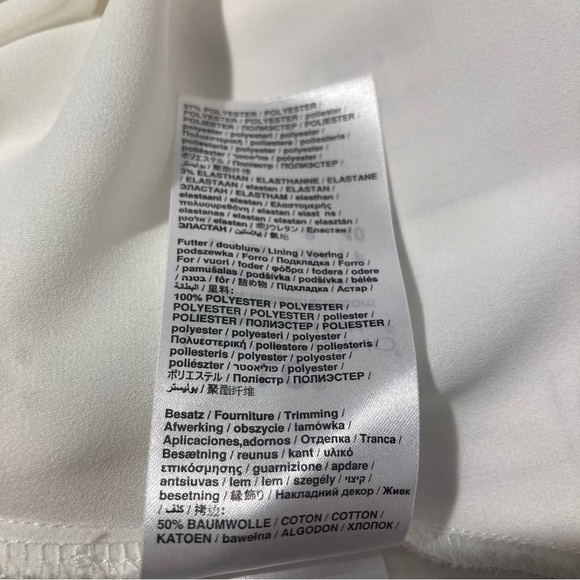 LUISA CERANO Sz 8 Mesh Gold Stripe Sleeveless Raw Edge Hem Long Line Top - Picture 11 of 12